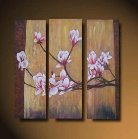 Dafen Oil Painting on canvas flower -set524